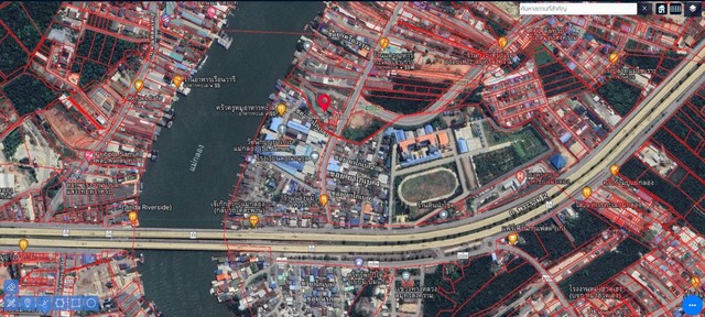 ขายที่เปล่าติดแม่น้ำแม่กลอง ที่เปล่าติดถนนราษฎร์ประสิทธิ์ ที่ดินบางจะเกร็ง  ต.บางจะเกร็ง อ.เมือง จ.สมุทรสงคราม