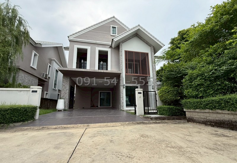 ขายบ้านหรู หมู่บ้านมิลตัน เรสซิเดนซ์ รามอินทรา หลังใหญ่พิเศษ เงียบสงบเป็นส่วนตัว หลังสุดท้ายของซอย