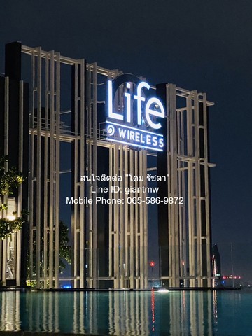 ให้เช่า CONDO Life One Wireless ขนาด 24 SQ.M. 1 ห้องนอน 1 ห้องน้ำ 20000 BAHT.  ทำเลดี 