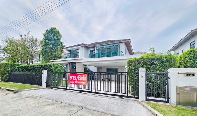 ขายบ้านเดี่ยว The Grand บางนา-วงแหวน  บ้านใกล้เมกาบางนา บ้านใกล้สนามบินสุวรรณภูมิ  หน้าบ้านวิวสวนร่มรื่น เป็นบ้านใหม่ไม่เคยเข้าอยู่ 