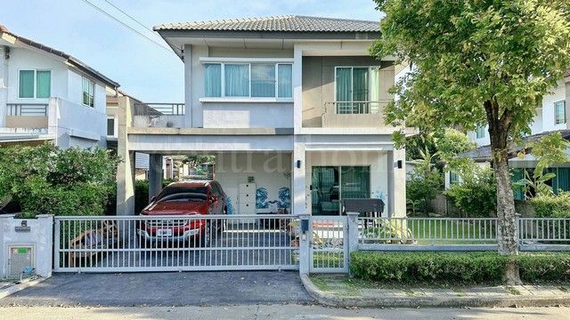 ลดราคา บ้านเดี่ยว เอโทล สิมิลัน รีฟ พระราม 9 - มอเตอร์เวย์ วิวหน้าสวนโครงการ